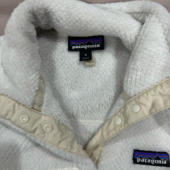 Patagonia Off-White Fleece Jacket - Picture 4 of 7